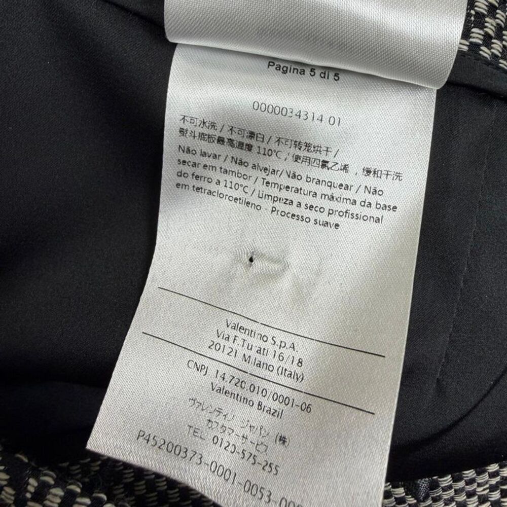RED Valentino Stars Accent Mini Skirt in Grey Polyester - Picture 7 of 7